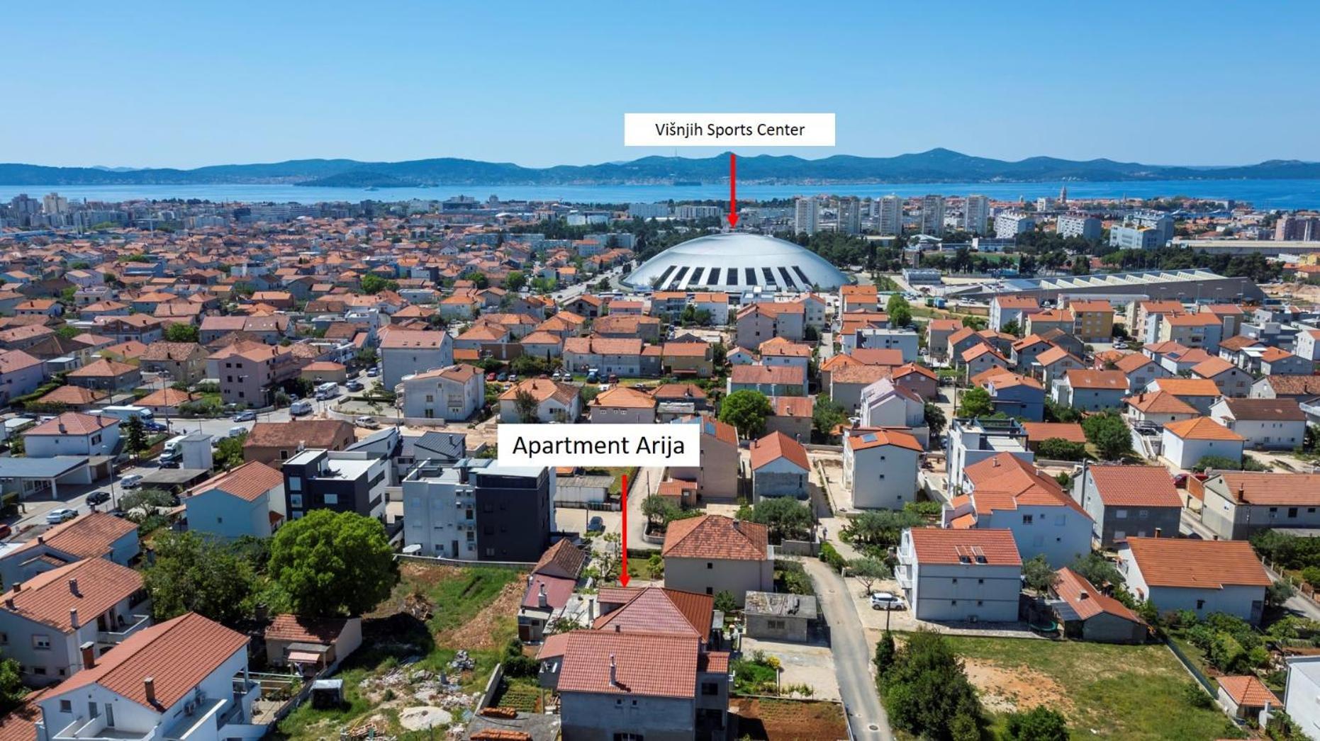 Apartment Arija 扎达尔 外观 照片